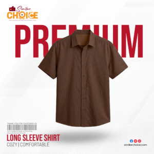 Men's Essential Premium Half Sleeve Shirt - Coffee