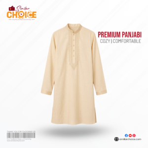Men's Essential Premium Panjabi - Cream