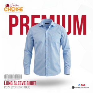 Men's Essential Premium Full Sleeve Shirt - Sky Blue