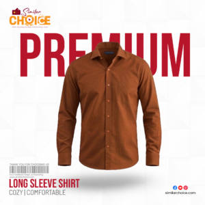 Men's Essential Premium Full Sleeve Shirt - Mustard Brown