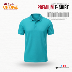 Men's Essential Premium Polo T-Shirt - Turquoise