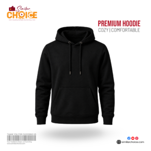 Men's Essential Premium Hoodie - Black