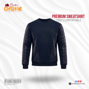 Men's Essential Premium Sweatshirt - Navy Blue