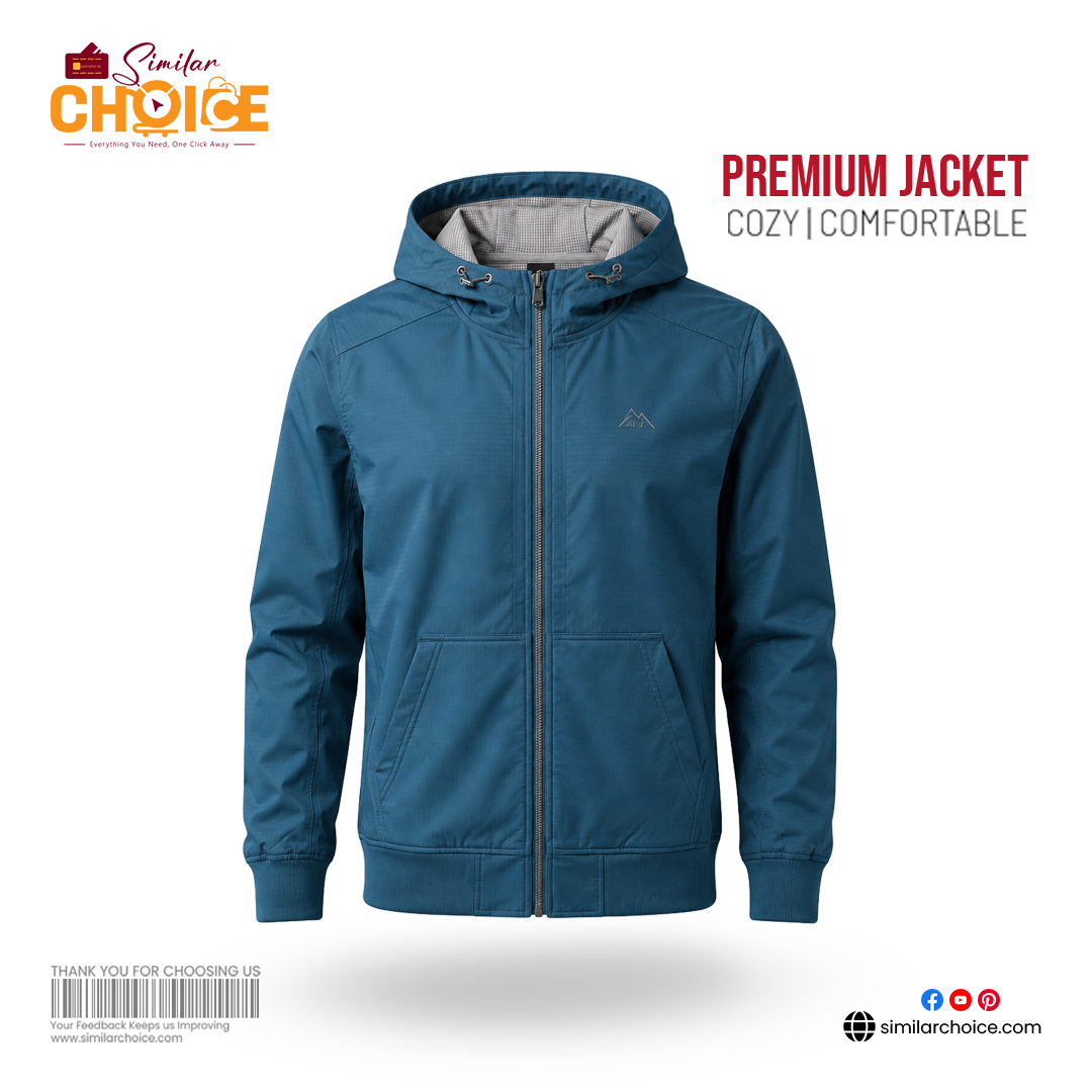 Men's Essential Premium Jacket - Dark Blue