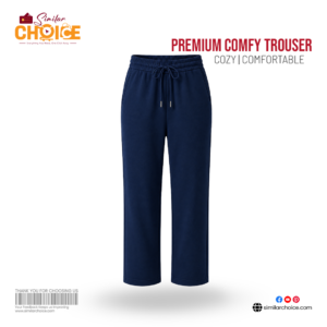 Women's Essential Premium Comfy Trouser – Navy Blue