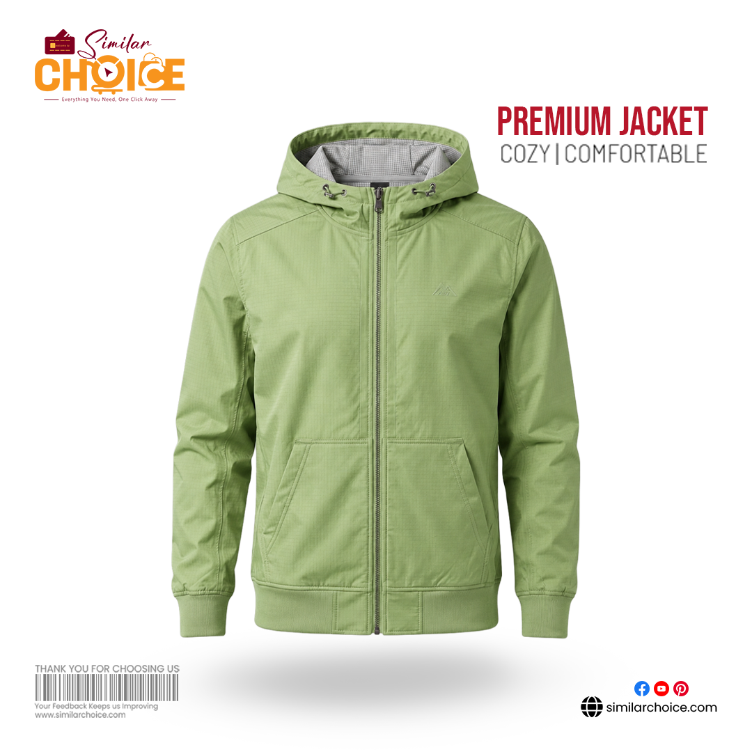 Men's Essential Premium Jacket - Pistachio Green