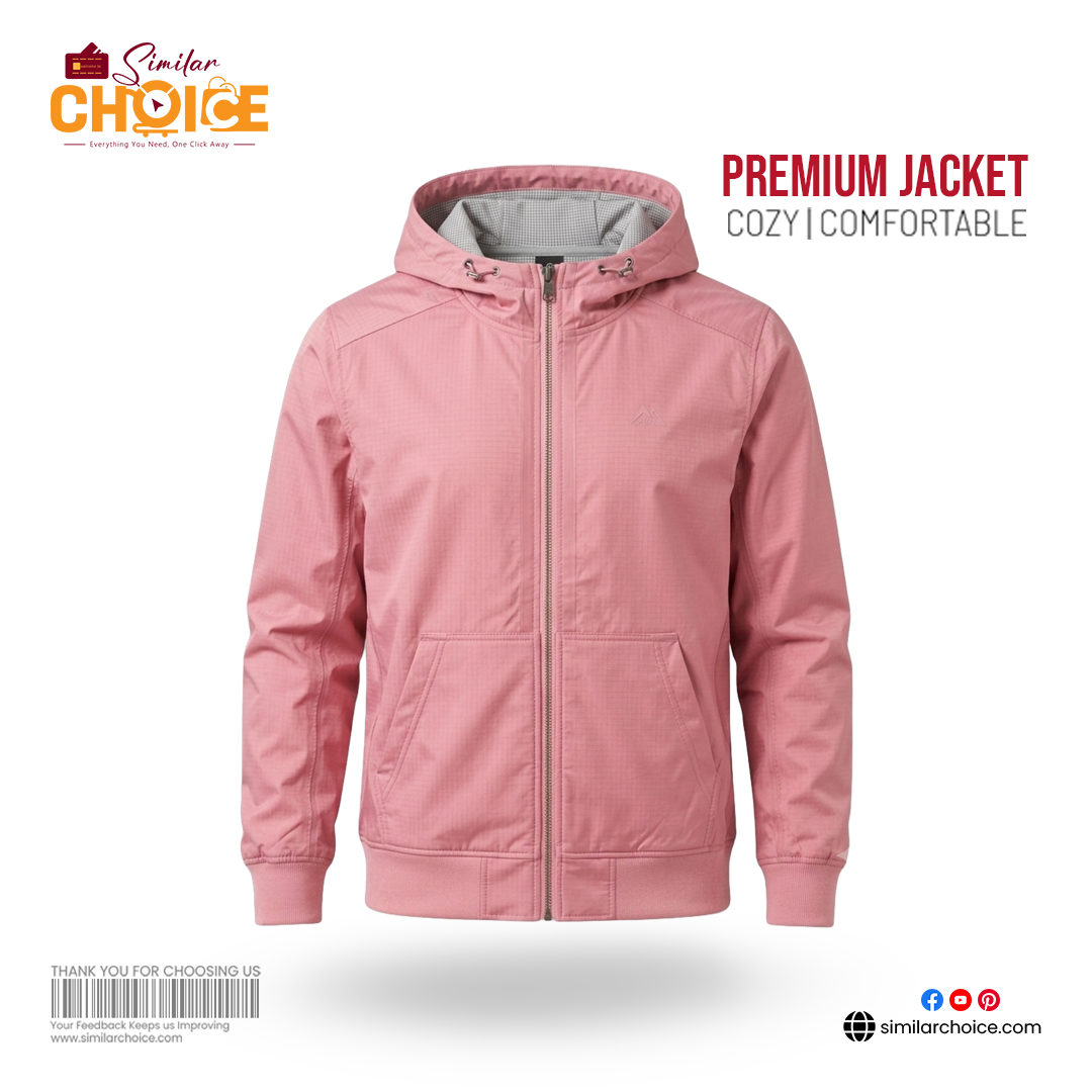 Men's Essential Premium Jacket - Dusty Pink