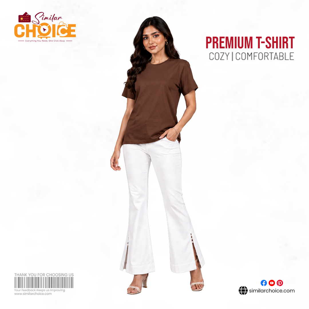 Women's Essential Premium T-Shirt – Coffee Brown