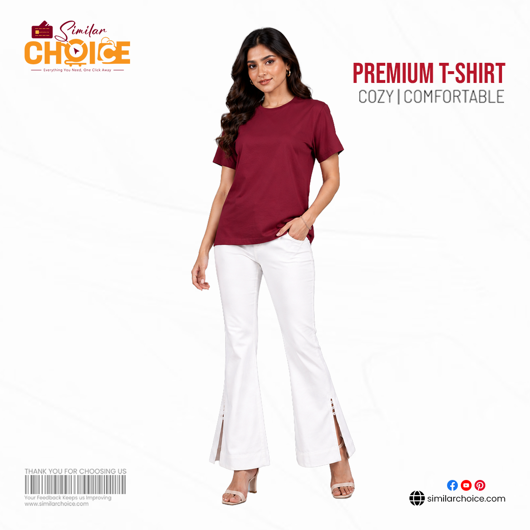 Women's Essential Premium T-Shirt – Maroon