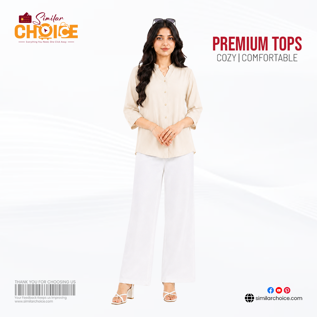 Women's Essential Premium Top – Vanilla Cream
