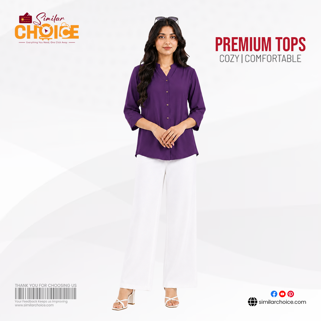 Women's Essential Premium Top – Royal Purple
