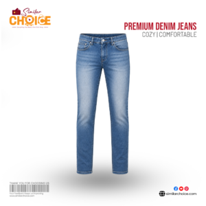 Men's Essential Premium Denim Jeans – Light Classic Blue
