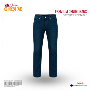 Men's Essential Premium Denim Jeans – Deep Indigo Blue