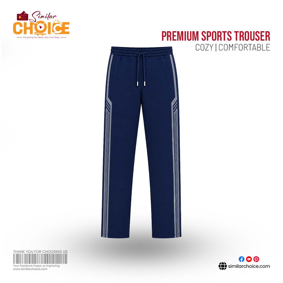 Men's Essential Premium Sports Trouser – Dark Navy Blue
