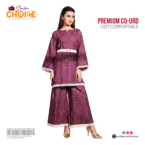 Women's Essential Premium Co-Ord Set – Royal Plum Berry
