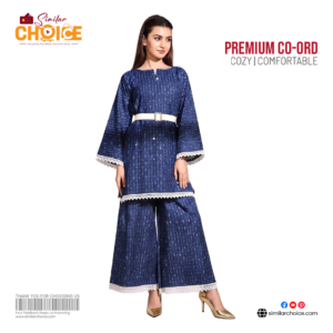 Women's Essential Premium Co-Ord Set – Midnight Navy Blue