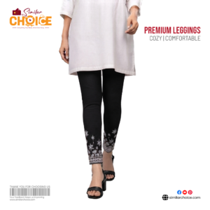 Women's Essential Premium Printed Leggings – Classic Black
